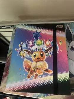 Pokemon Prismatic Evolutions Eevee Binder Collection **BINDER ONLY** NEW 2025 - Image 1