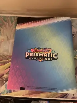 Pokemon Prismatic Evolutions Eevee Binder Collection **BINDER ONLY** NEW 2025 - Image 2