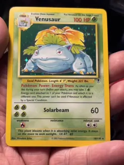 Venusaur - 18/110 - Holo Rare MP, English Pokemon Legendary Collection - Image 1