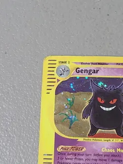 Pokemon Gengar TCG Expedition Base Set Holo Rare Card 13/165 - HP DAMAGED *READ* - Image 2
