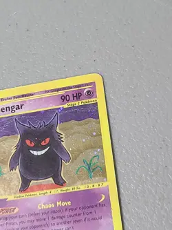 Pokemon Gengar TCG Expedition Base Set Holo Rare Card 13/165 - HP DAMAGED *READ* - Image 3