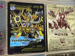 Pokemon Foil Fan Art Cards - Silver Black Gold Foil Spanish Version Bundle x 8 - Image 5