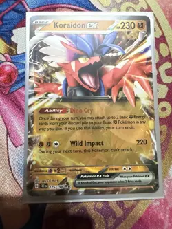 Koraidon ex - Double Rare SV01: Scarlet & Violet Base Set 125/198 NM Pokemon - Image 1
