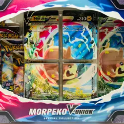 Pokemon Morpeko V-Union Special Collection SWSH 4 Packs 4 Promo 1 Jumbo - Image 4