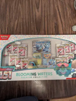 Pokemon TCG: S&V 151 Blooming Waters Premium Collection Factory Sealed Box A - Image 1