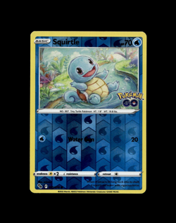 Squirtle 015/078 Pokemon Go Pokemon TCG Reverse Holo - Image 1