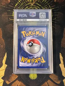 Pokemon Italian Gengar 5/62 Fossil Vintage Holo SWIRL PSA 5 - Image 2