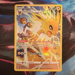 Pokemon TCG Jolteon TG04/TG30 Ultra Rare Full Art Holo Brilliant Stars - Image 1