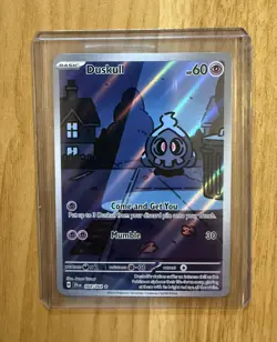 Pokemon Duskull 068/064 Illustration Rare Scarlet &Violet: Shrouded Fable NM - Image 1
