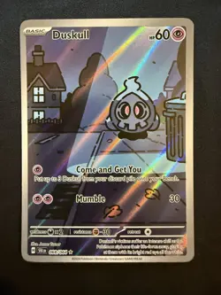 Pokemon Duskull 068/064 Illustration Rare Scarlet &Violet: Shrouded Fable NM - Image 5