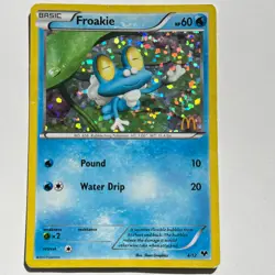 Pokemon TCG - Froakie - 4/12 - Mcdonalds 2013 Promo - Holo - LP/MP - Image 1