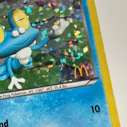 Pokemon TCG - Froakie - 4/12 - Mcdonalds 2013 Promo - Holo - LP/MP - Image 2