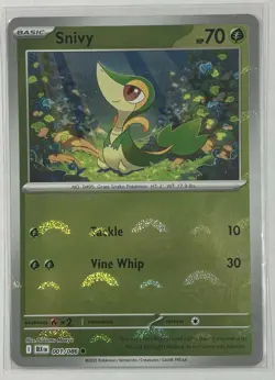 Snivy (Poke Ball Pattern) 001/086 Pokemon Sv: Black Bolt Holo - Image 1