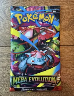 🔥 Pokemon Mega Evolution Booster Pack Random Art - Image 1