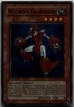 Machina Gearframe Super Rare Structure Deck: Machina Mayhem SDMM-EN002 LP - Image 1