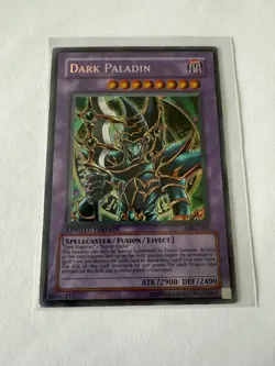 Yu-Gi-Oh TCG Dark Paladin DMG-001 Limited Edition Secret Rare *heavily Played - Image 2