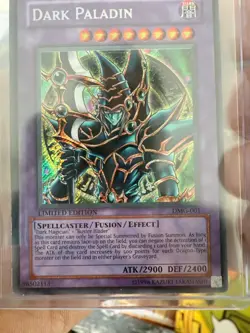 Yu-Gi-Oh TCG Dark Paladin DMG-001 Limited Edition Secret Rare *heavily Played - Image 4