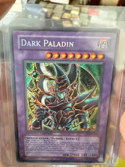Yu-Gi-Oh TCG Dark Paladin DMG-001 Limited Edition Secret Rare *heavily Played - Image 5