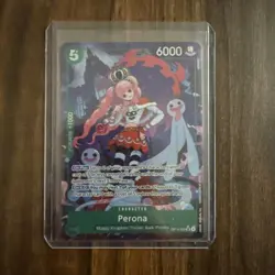 One Piece OP14-033 Perona SR Alt Art OP14 The Azure Sea's Seven English NM - Image 1