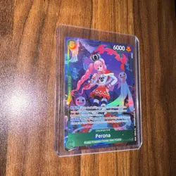 One Piece OP14-033 Perona SR Alt Art OP14 The Azure Sea's Seven English NM - Image 2