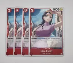 Nico Robin Playset - OP11-009 x4 - A Fist of Divine Speed - One Piece TCG - Image 1