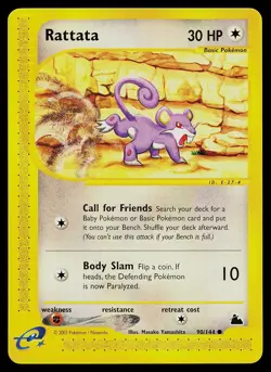 Pokemon Card - Rattata Skyridge 90/144 Common - Image 1