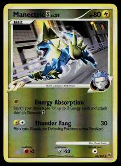 Pokemon Card - Manectric G Supreme Victors 66/147 Uncommon Reverse Holo - Image 1