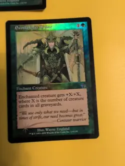 Exoskeletal Armor x2 Enchant Creature Judgment.Old VIntage.MTG 2 Card.FOIL - Image 3