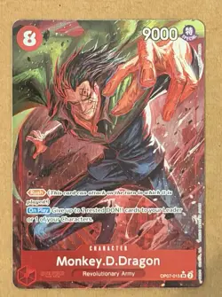 Monkey D Dragon OP07-015 SR One Piece Card Game English, 500 Years in the Future - Image 1