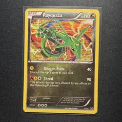 Pokemon TCG Rayquaza 11/20 Dragon Vault Holo Rare Basic 120 HP Card - Image 1