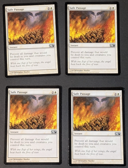 MTG Card - 4x Safe Passage - Magic Core Set 2011 - LP - Magic The Gathering #26 - Image 1