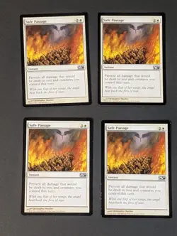 MTG Card - 4x Safe Passage - Magic Core Set 2011 - LP - Magic The Gathering #26 - Image 2