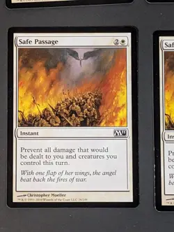 MTG Card - 4x Safe Passage - Magic Core Set 2011 - LP - Magic The Gathering #26 - Image 4