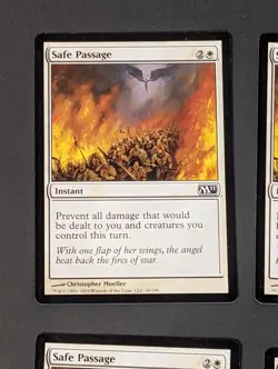 MTG Card - 4x Safe Passage - Magic Core Set 2011 - LP - Magic The Gathering #26 - Image 5