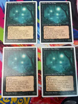 4 X Will-o'-the-Wisp 1995 - EN - MTG - feu follet - Image 1