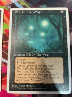 4 X Will-o'-the-Wisp 1995 - EN - MTG - feu follet - Image 4