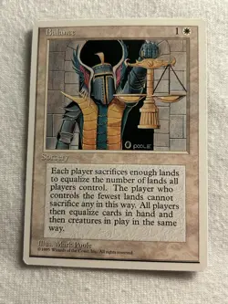 MTG Balance Fourth Edition Magic The Gathering AP11 - Image 1