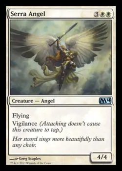 4 Serra Angel ~ Lightly Played Magic 2014 M14 4x x4 Playset MTG Magic UltimateMT - Image 1