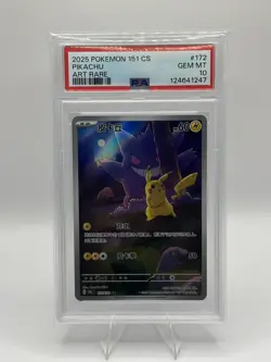 PSA 10 Pokemon Chinese 151 Gengar Pikachu Art Rare Holo 2025 151C 172/151 AR - Image 1