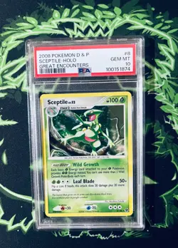 Pokemon Sceptile Great Encounters Holo Rare #8 PSA 10 Gem Mint - Image 3