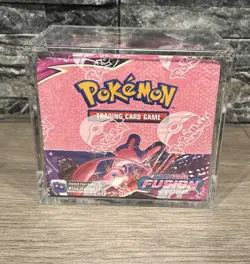 Pokemon Sword & Shield Fusion Strike Booster Box Sealed w/ Acrylic Case - Image 1