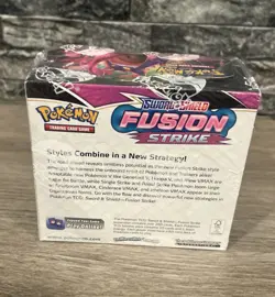 Pokemon Sword & Shield Fusion Strike Booster Box Sealed w/ Acrylic Case - Image 3