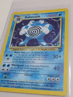 Poliwrath - Pokemon Base Set 2 #15 - Ungraded - Swirl - Excellent Condition - Image 3