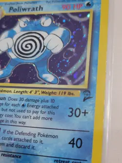 Poliwrath - Pokemon Base Set 2 #15 - Ungraded - Swirl - Excellent Condition - Image 4