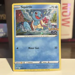 Pokemon SWSH Promo Squirtle SWSH233 Basic Holo 70 HP Water Gun English - Image 1