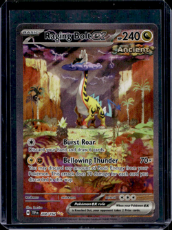 Pokemon TCG Raging Bolt EX Scarlet & Violet Temporal Forces 208/162 - Image 1