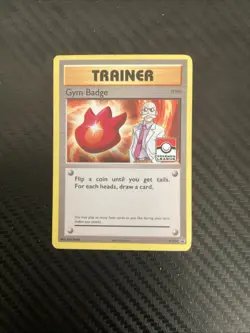 Pokemon - Blaine Gym Badge XY209 - Pokemon League Promo LP - Image 1