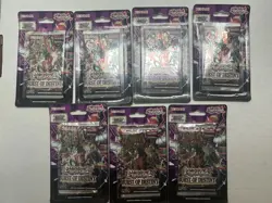 Lot of 7 - Yugioh Burst of Destiny 1st Edition English Blister Pack - Brand NEW - Image 1