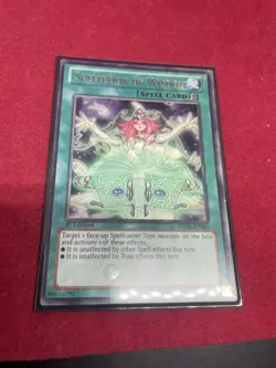 YUGIOH SPELLBOOK OF WISDOM RARE REDU-EN060 1ST EDITION - Image 1