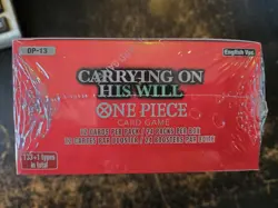One Piece OP13 Carrying On His Will Booster Box English Sealed, Minor Tear - Image 3